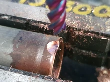 Fresadora de carburo de aleación de tungsteno, herramientas de corte CNC, 4 flautas HRC65