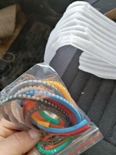 Marcador de Cable de EC-0, 0 a 9, para Cable de tamaño de 500mm cuadrados, color, 1,5 Uds.