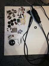 Dremel-minitaladro eléctrico, grabador, herramienta rotativa, pulidora, 180W, herramienta eléctrica, pluma de grabado de velocidad Variable con accesorios