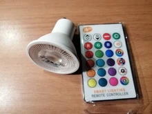 RGB Lamp Bombillas Led-Spots-Light Remote-Control Rgbww-Gu10 Led gu-10 220V 16-Colors