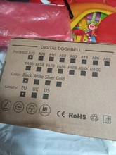 Timbre inalámbrico CACAZI 60 Chime 110DB 300M a prueba de agua remoto EU AU UK US Plug Smart Door Bell Battery 1 botón 1 2 3 receptor