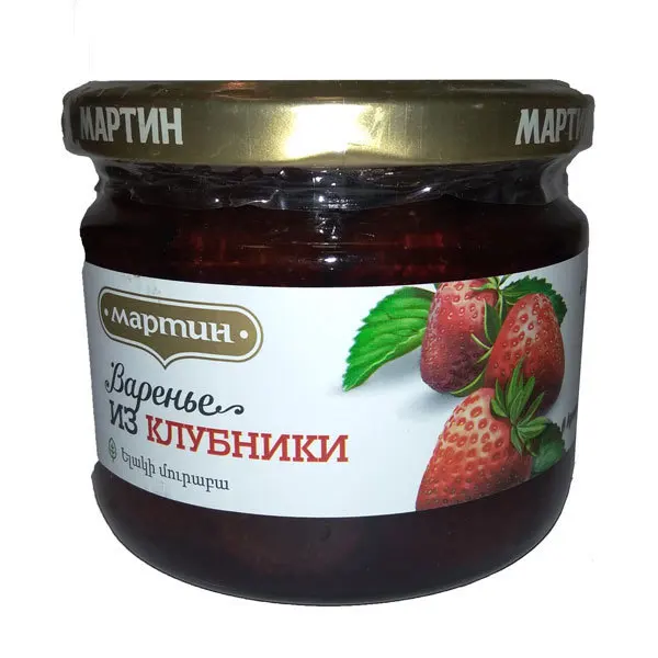 Варенье Мартин из клубники 380 г | Продукты