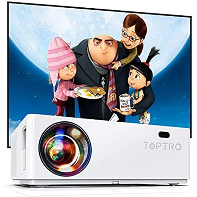 Toptro Tr81 Projector With Bluetooth, Native 1080p And 350 screen, 7000l  Video Projector, Support 4k, Zoom And ± 50 ° 4d Keystone Correction, Home  Theater Projector Compatible With Phone/tv Stick/pc/usb/ps4/dvd -  Projectors 