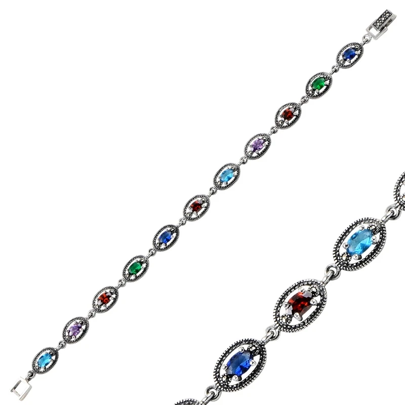 

Armagano Marcasite Cubic Zirconia bracelets Bangles