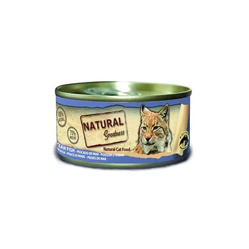 

Lifelike Greatness Wet Food for Cats sea Fish. Pack of 24 Units. 70 gr Each Can