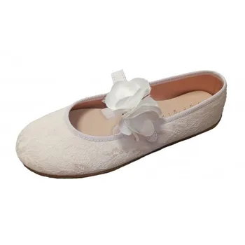 

Communion shoes for girl satin with velcro Dobsons.com