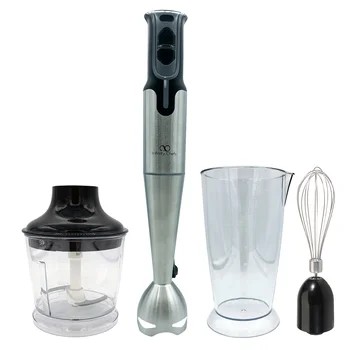 

BERGNER 700w blender/picker Set in stainless steel with Infinity Chefs collection accessories