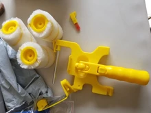 6Pcs Paint Edger Roller Brush Tools Portable Clean-Cut Brush for Home Wall Ceilings