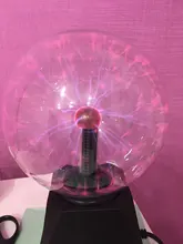 Lighting Decor Touch-Lamp Plasma-Ball Crystal Led-Night-Light Christmas Novelty Magic