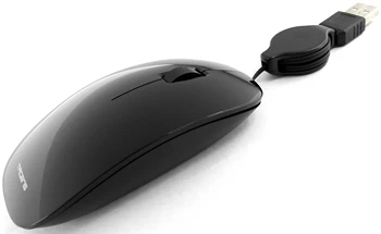 

Tacens Anima AM2-computer mouse (1200 DPI, optical, USB retractable), Black