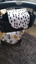 Organizador de cochecito de bebé taza bolso de cochecito bebé coche carro bolsa de gran capacidad de viaje accesorios de cochecito de bebé