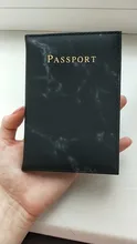Funda de pasaporte para hombre y mujer, de cuero sintético, estilo de mármol, tarjetero de viaje, porta pasaporte, paquete, BILLETERA, bolso