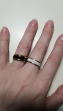 Anillo de plata de primera ley y titanio para hombre y mujer, sortija, plata esterlina 925, Circonia cúbica, zirconia, circonita, zirconita, diseño Simple, blanco y negro, aniversario