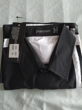 Jeansian-camisas informales de manga larga para hombre, camisas entalladas informales, con decoración de cremallera (sin bolsillos) Z015