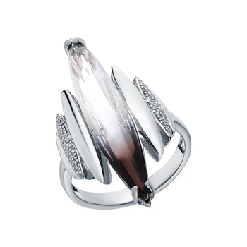 

Silver ring with sieve and cubic zirconium sunlight sample 925