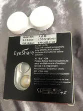 EYESHARE-Lentes de contacto de colores, lentillas suaves para cambiar el color de los ojos de uso anual cosmético, color Aurora Europea, 1 par