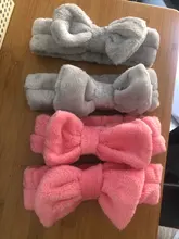 Diadema de lazo tipo cruz para lavarse la cara maquillaje mascarilla de baño para mujer, diadema de Pelo Polar Coral para chica, accesorios para el cabello, cuerda