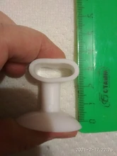 Perilla de puerta de pared, almohadilla silenciadora de impactos, manija de la puerta del armario, silenciador de bloqueo de silicona anticolisión, amortiguador, Tope de puerta, 2 uds.