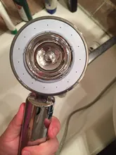 Shower-Head Chrome-Booster Water-Saving Handheld Double-Sided High-Pressure Dual-Function