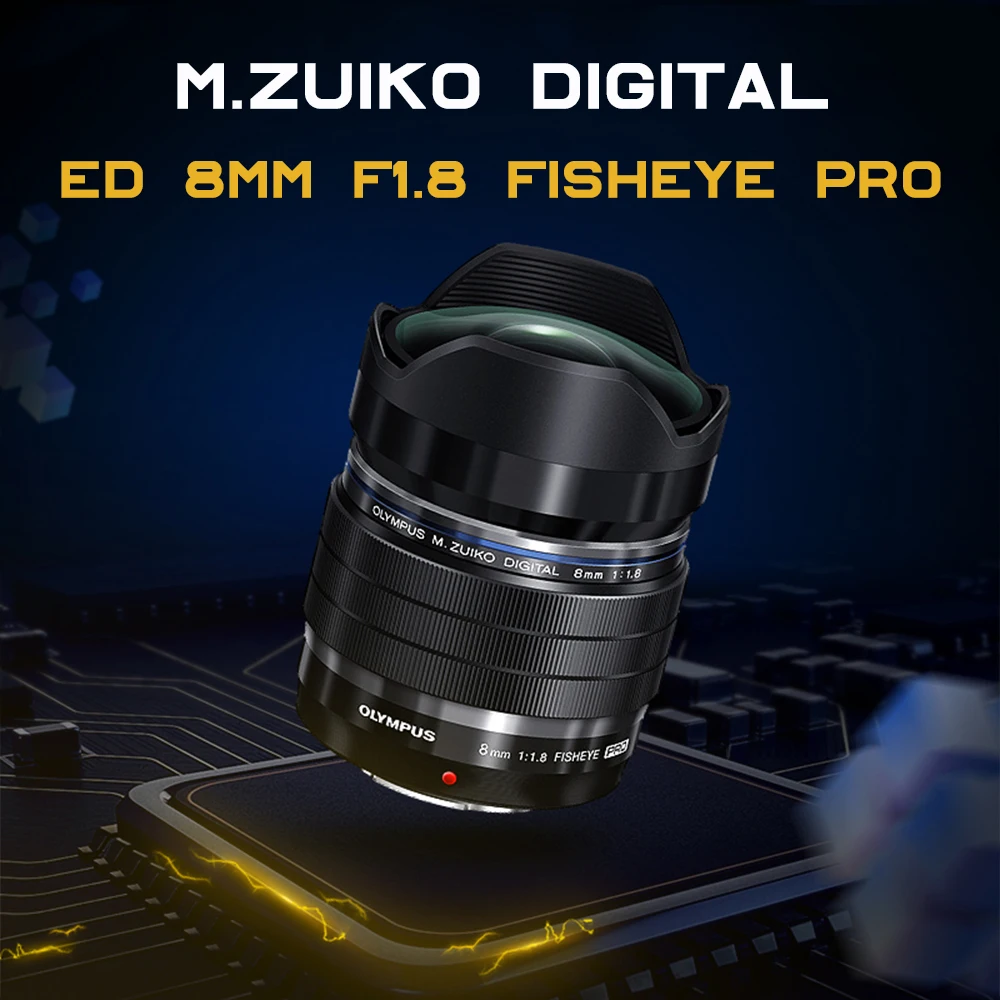 Сменный объектив Olympus M. ZUIKO DIGITAL ED 8mm F1.8 рыбий глаз PRO