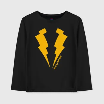 

Children's longsleeve cotton Black Lightning