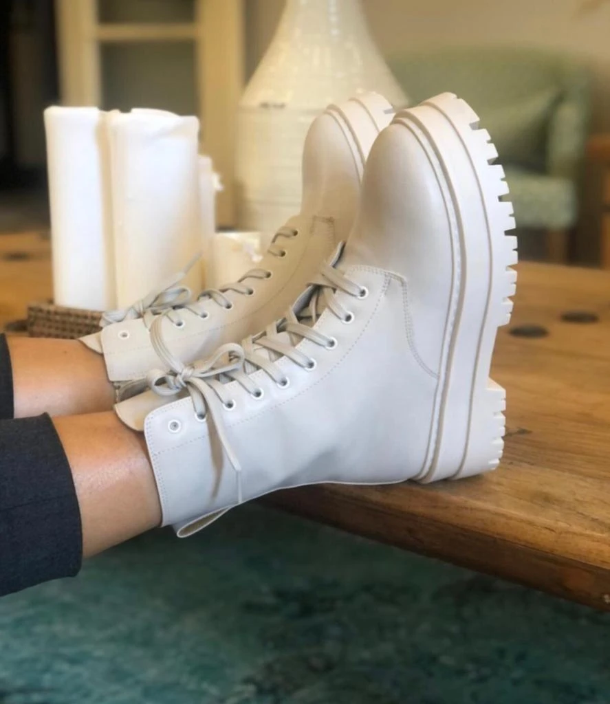Botas de caña con cordones y cremallera para Mujer, botines deportivos con tacón de plataforma, novedad, otoño e invierno, 2022|Botas de nieve| - AliExpress
