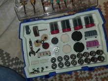 268PC Abrasive Rotary Tool Accessories Set Electric Mini Drill Bit Kit for Dremel Sanding