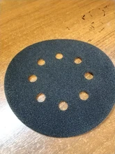 Almohadilla de interfaz de protección de superficie ultrafina, 5 pulgadas (125mm), 8 agujeros, almohadillas de lijado y discos de lijado de gancho y bucle, G8TB