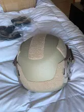 Aholdtech-Casco táctico de aramida de PE, cámara 3A ISO NIJ IIIA, compatible con BOA Dial EPIC Liner, de corte alto, balístico, a prueba de balas