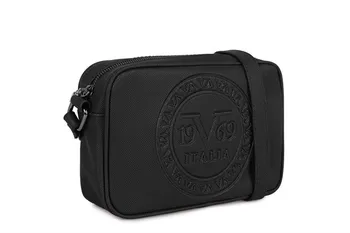 

Women Black Lady Messenger Bag 19 V69 ITALIA 1979 Model High Quality PU Made in Turkey