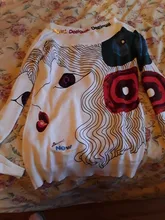 Suéter de tejido de una sola cola para primavera y otoño, original, estampado español DEG