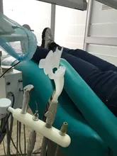 Abridor de boca Dental HVE, succión de gotas, labio mejilla, Retractor de succión, para silla Dental HVE