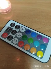 Vase-Bowl Submersible Light Party-Decoration Night-Lamp Battery-Operated Remote-Controlled