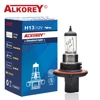Alkorey 2PCS H13 9008 12V 60/55W Clear Auto Headlight Bulbs Warm White 3350K Car Lights Driving Lamp Halogen Lamps 2