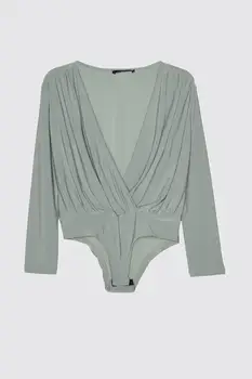 

Trendyol Double Breasted Collar Snaps Knitting Body TWOAW20BD0035