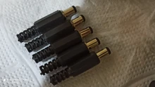 Female Jack Connector Plugs Screw-Nut Panel-Mount Power-Socket Plastic DC022 10PCS 5pairs