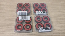Wheel-Bearing Skateboard Inline-Roller 608 2rs ABEC9 Sealed-8x22x7-Mm-Shaft Red 16pcs