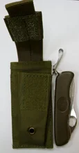 Flashlight Pouch Knife Sheath Camo-Bags Military-Molle Hunting Single-Pistol Tactical