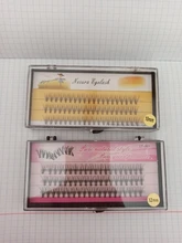 Racimo de pestañas individuales 60 uds, maquillaje profesional, pestañas postizas, extensiones de pestañas
