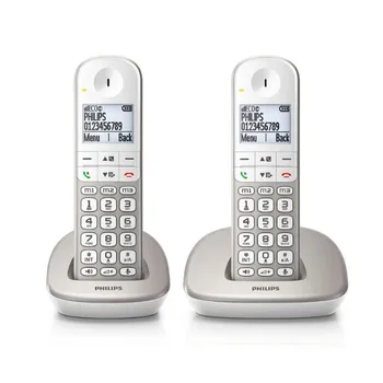 

Wireless Phone Philips XL4902S/22 1,9" 550 mAh GAP (2 pcs) White
