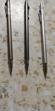 JIANWU-Conjunto de lápices mecánicos de 0,5mm y 0,7mm con textura de metal, Set de 3 unidades, material plástico para oficina