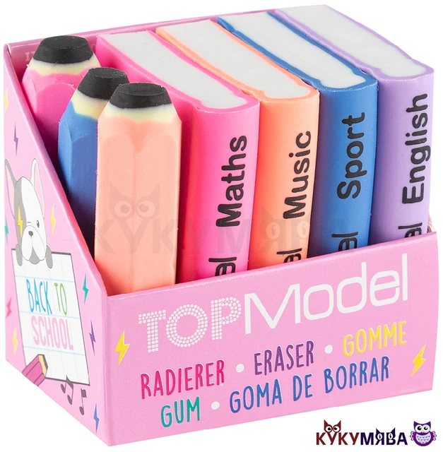 Set von radiergummi depesche Topmodel hund in form von bücher  (043942/003942)|Radiergummi| - AliExpress