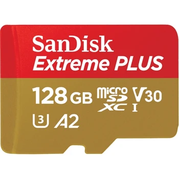 

128GB Extreme Plus microSDXC flashlight memory Class 10