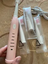 Cepillo de dientes eléctrico ultrasónico, potente, recargable por USB, lavable, blanqueamiento de dientes electrónico