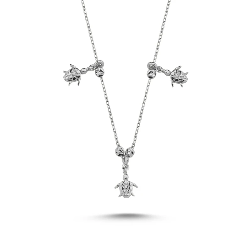 

Armagano Turtle Pattern Sterling Dangle Necklace