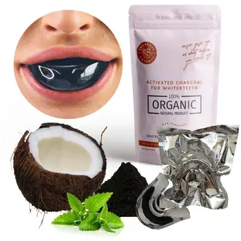 

Charcoal Teeth Whitening TRAY| Natural teeth whitening, organic activated coconut charcoal Teeth Whitening by MY BRILLIANT SMILE