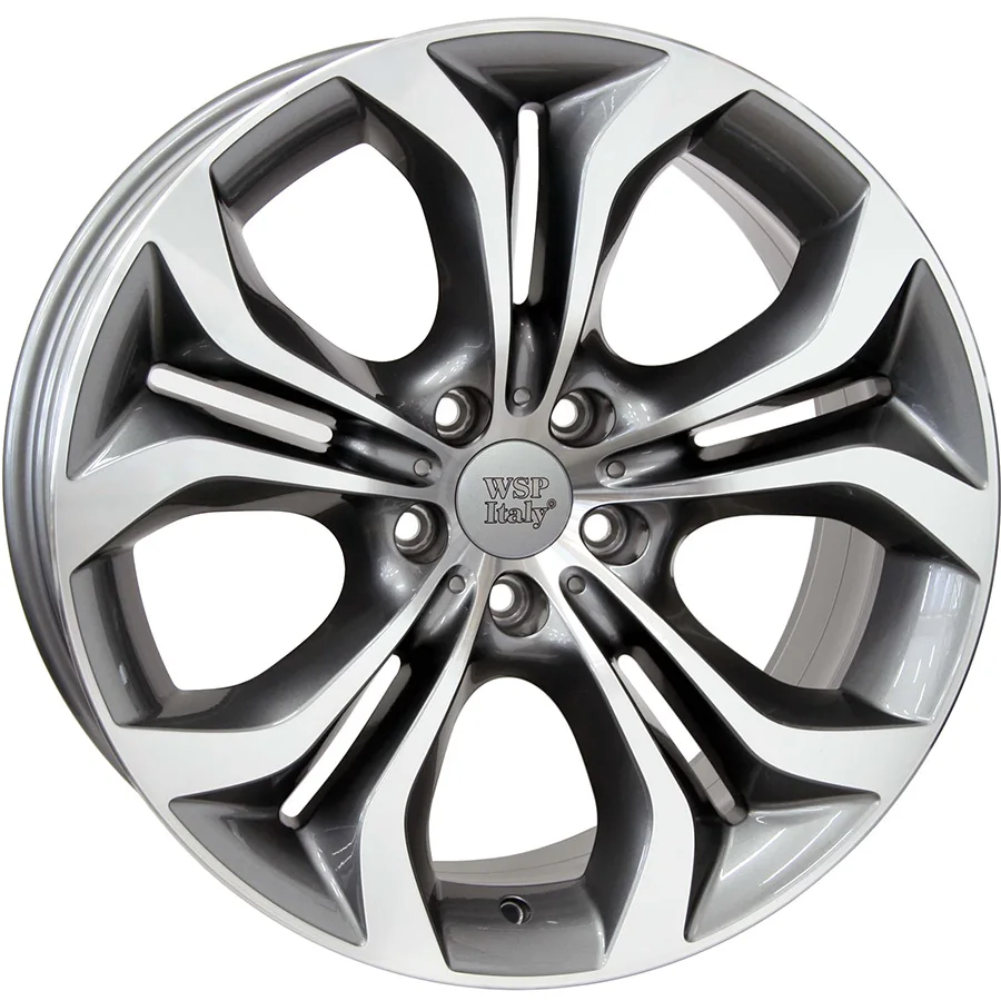 Wheel rim aura 10x19/5x120 d74.1 et45 anthracite _ polished - 4 PCs | Автомобили и мотоциклы
