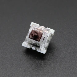 Premium Outemu Mechanical Keyboard Switches - Linear, Tactile, Clicky, Silent, Gray, White, Red, Blue, Gaming Enhancement - 110 Pcs (Brown Switch)