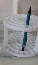 Soporte portátil para pincel de pintura, suministros de pintura para escritorio de estudiante, organizador, 49 agujeros, nuevo