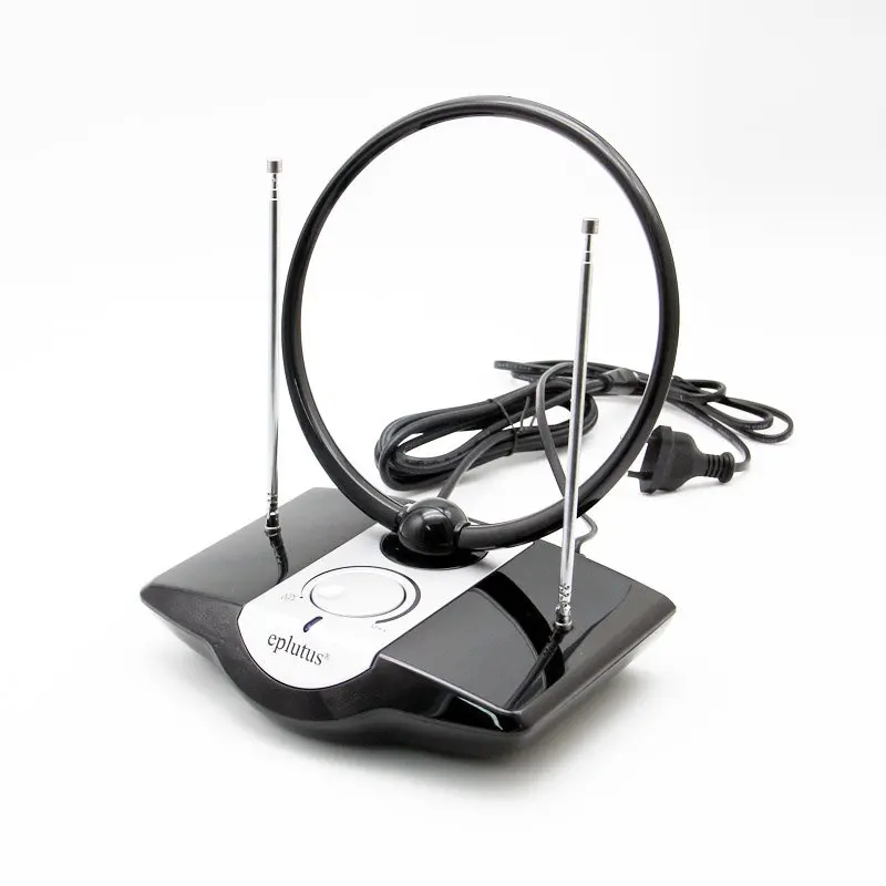 Антенна для цифрового ТВ Eplutus ATN-05 кабель 2метра FM/VHF/UHF питание АС 230V/50Hz